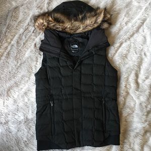 North Face Women’s Fur Hood Vest